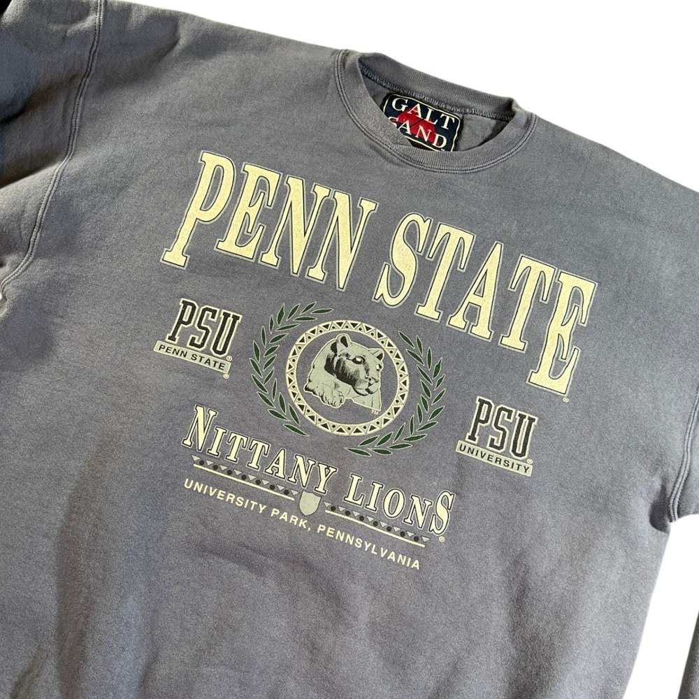 Vintage Galt Sand Penn‎ State Sweatshirt Mens XL Blue Nittany Lions Crewneck PSU
